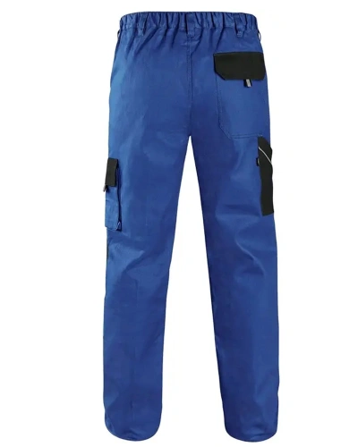 Kalhoty pánské monterkové do pasu LUXY JOSEF, modro-černé 2.jpg