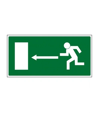 Bezpečnostní tabulka ÚNIKOVÝ VÝCHOD VLEVO