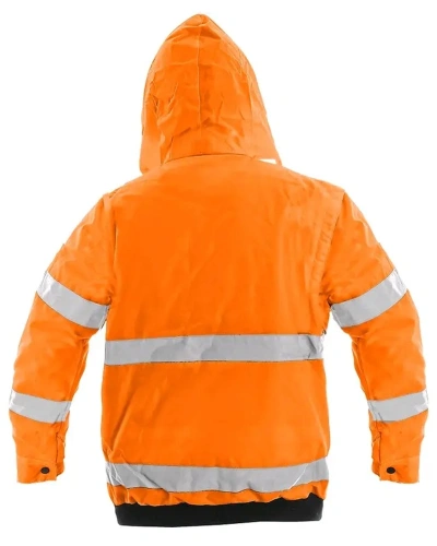 Bunda pánská zimní LEEDS, reflexní, oranžová 3.jpg Bunda pánská zimní LEEDS, reflexní, oranžová 3.jpg