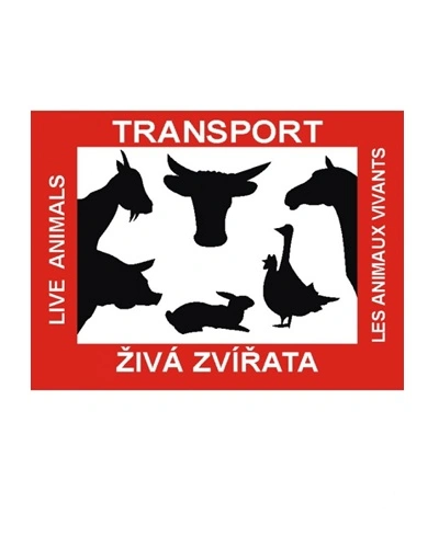 Bezpečnostní tabulka TRANSPORT ŽIVÝCH ZVÍŘAT