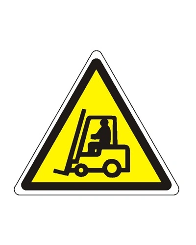 Bezpečnostní tabulka NEBEZPEČÍ STŘETU S VOZÍKEM Bezpečnostní tabulka NEBEZPEČÍ STŘETU S VOZÍKEM