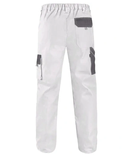 Kalhoty pánské monterkové do pasu LUXY JOSEF, bílo-šedé 2.jpg Kalhoty pánské monterkové do pasu LUXY JOSEF, bílo-šedé 2.jpg