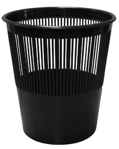 Koš OFFICE, na odpadky, plastový, děrovaný, 12 l - černý.jpg Koš OFFICE, na odpadky, plastový, děrovaný, 12 l - černý.jpg