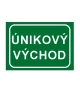 Bezpečnostní tabulka ÚNIKOVÝ VÝCHOD