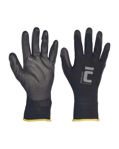 Rukavice BUNTING BLACK, povrstvené Rukavice BUNTING BLACK, povrstvené