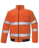 Bunda pánská zimní CLOVELLY PILOT HV, reflexní oranžová 1.jpg