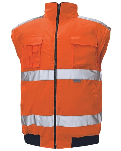 Bunda pánská zimní CLOVELLY PILOT HV, reflexní oranžová 2.jpg