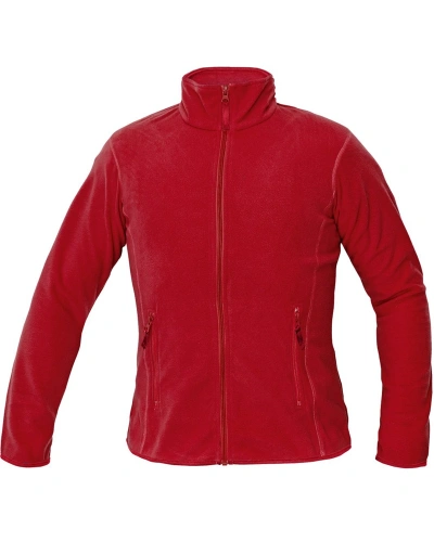 Bunda dámská fleece GOMTI, červená.jpg