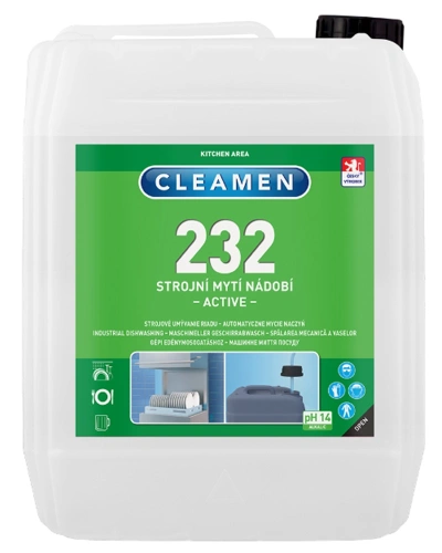 Prostředek čistící, CLEAMEN 232 ACTIVE, na nádobí, strojní mytí, 6 kg.jpg Prostředek čistící, CLEAMEN 232 ACTIVE, na nádobí, strojní mytí, 6 kg.jpg