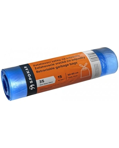 Sáčky zatahovací na odpadky 35L - 15ks