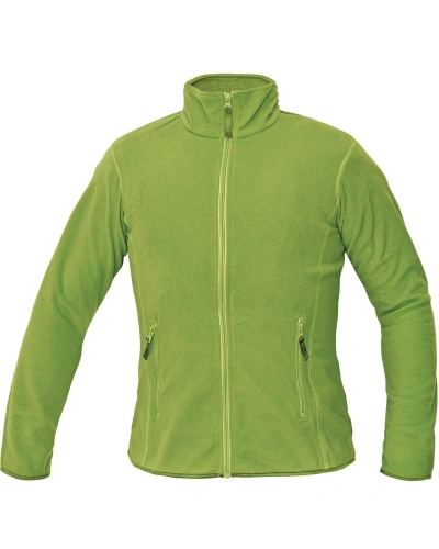 Bunda dámská fleece GOMTI, limetková.jpg