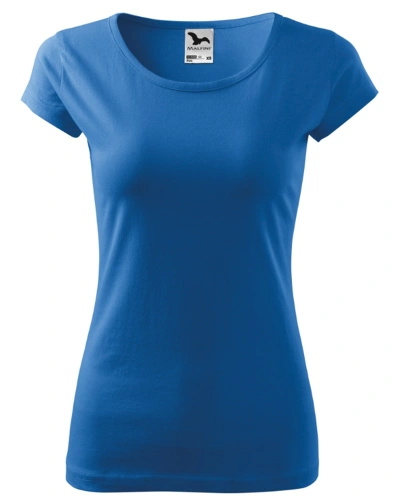Tričko dámské Pure 122 - azurově modrá