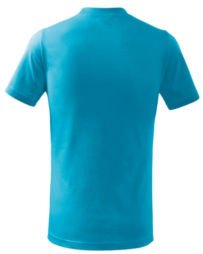 Tričko dětské Basic 138  tyrkysová 2.jpg