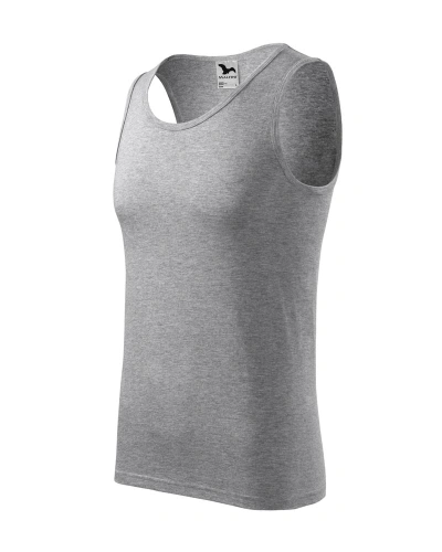 Tílko pánské CORE - tmavě šedý melír Tílko pánské CORE - tmavě šedý melír