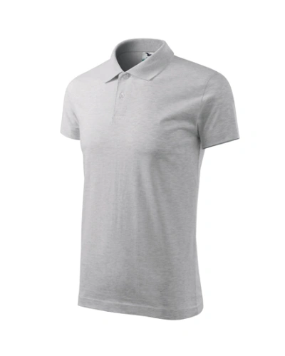 Pánská polokošile SINGLE J. - světle šedý melír Pánská polokošile SINGLE J. - světle šedý melír