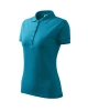 Dámská polokošile PIQUE POLO - tmavý tyrkys
