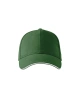 Unisexová čepice SANDWICH 6P - lahvově zelená