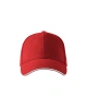 Unisexová čepice SANDWICH 6P - červená