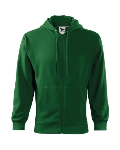 Pánská mikina TRENDY ZIPPER, lahvově zelená Pánská mikina TRENDY ZIPPER, lahvově zelená