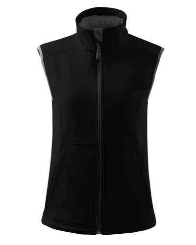 Dámská softshellová vesta VISION, černá