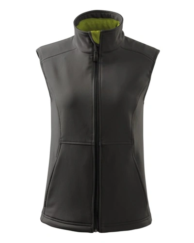 Dámská softshellová vesta VISION, ocelově šedá