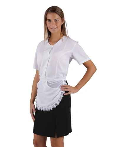 Dámská zástěra pro servírky - bílá