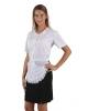 Dámská zástěra pro servírky - bílá