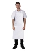 Unisexová gastro zástěra 0059 - bílá Unisexová gastro zástěra 0059 - bílá