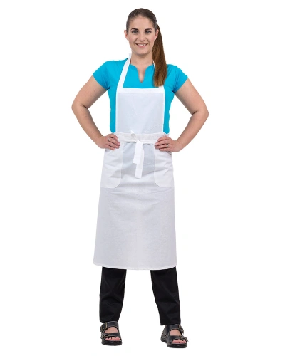 Dámská zástěra 0067 - bílá Dámská zástěra 0067 - bílá