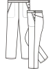 Dámské kalhoty 0476 - nákres
