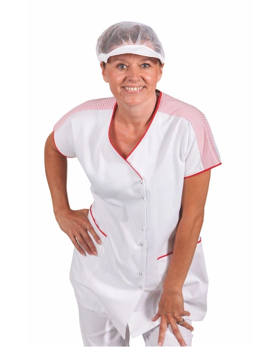 Čepice pro kuchaře s kšiltem 0724, bílá