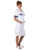 Zdravotnické šaty XANDRA - bílé