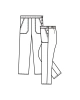 Dámské kalhoty PAVLA - nákres