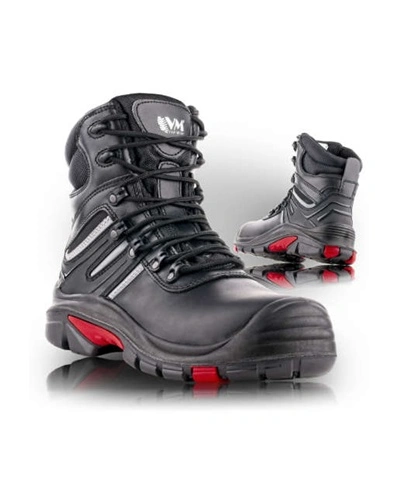 Obuv poloholeňová HOUSTON S3 celokožená černá