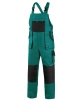 Kalhoty pánské monterkové s laclem LUXY ROBIN, zeleno-černé 1.jpg