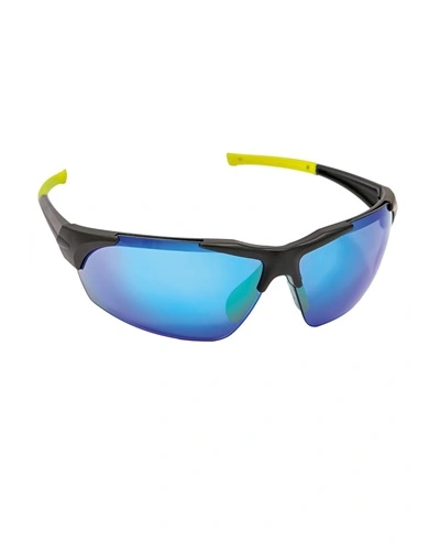 Ochranné brýle HALTON, zrcadlová modrá