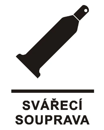 Bezpečnostní tabulka SVÁŘECÍ SOUPRAVA