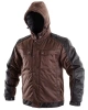 Bunda pánská zimní IRVINE, hnědo-černá 1.jpg