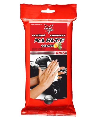 Ubrousky vlhčené, na ruce, Lemon, 30ks.jpg Ubrousky vlhčené, na ruce, Lemon, 30ks.jpg