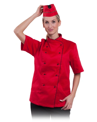 Dámský rondon 0409, krátký rukáv - červený