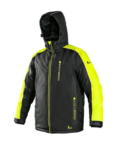 Zimní bunda BRIGHTON černo-žlutá