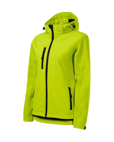 Dámská softshellová bunda PERFORMANCE - limetková