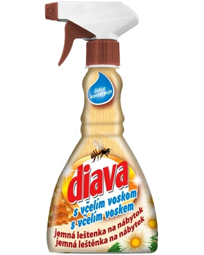 DIAVA leštěnka na nábytek s včelím voskem 330 ml