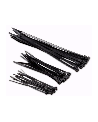 Vázací pásky černé, 250x4,8 mm, 50ks v balení