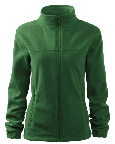 Mikina dámská fleece Jacket 504 - lahvově zelená 2.jpg