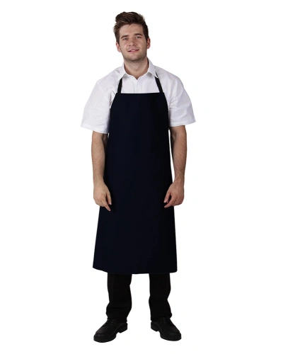 Unisexová zástěra 0059 - černá Unisexová zástěra 0059 - černá