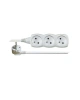 Prodlužovací kabel se 3 zásuvkami bílý 5m