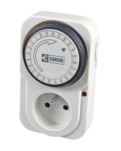 Časovač - mechanická spínací zásuvka TS-MD3 Časovač - mechanická spínací zásuvka TS-MD3