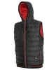 Pánská zimní vesta OVERLAND,  černo-červená