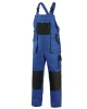 Kalhoty pánské monterkové s laclem LUXY ROBIN, modro-černé 1.jpg